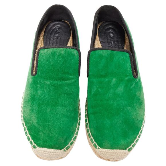 Celine Phoebe Philo Suede Grosgrain Jute Espadrilles - Picture 2 of 6